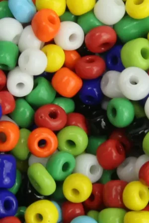 Grosses perles de rocaille opaques - 8000 perles Offre Exclusive