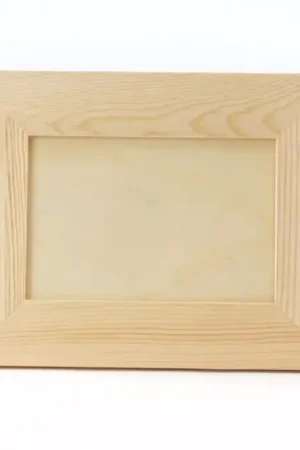 Cadre photo en bois vitré 23 x 18 cm Livraison Express