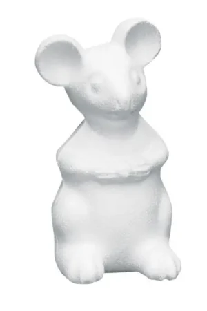 Souris en polystyrène 14 x 7 cm Petit Prix