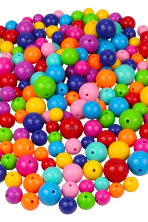 Expédié Aujourd'hui Perles rondes brillantes - 180 perles