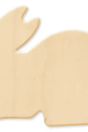 Solde Lapins en bois naturel - 10 pcs