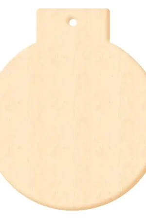 Pas Cher Boules de Noël en bois naturel - 10 pièces
