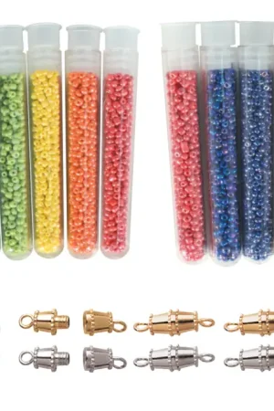 Satisfait Ou Remboursé Kit bijoux en perles de rocailles nacrées