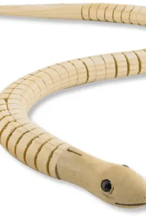 Usine Directe Serpent articulé en bois naturel