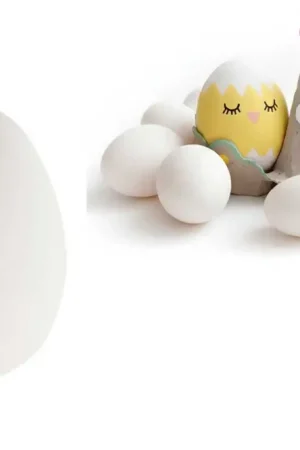 Vente Flash Grands oeufs en plastique 6 cm - 10 pièces