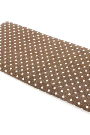Coupon en coton imprimé marron - 43 x 53 cm Offre Exclusive
