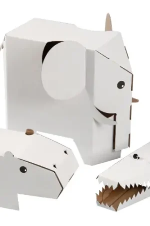 Bon Marché Animaux géants à décorer - 3 pièces