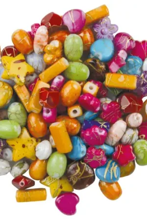 Produit De Marque Perles Splatter - 70 perles