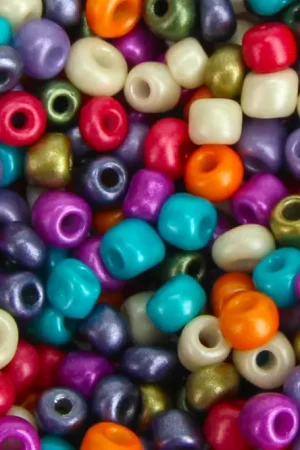 Grosse perles de rocaille nacrées - 8000 perles Commander Vite
