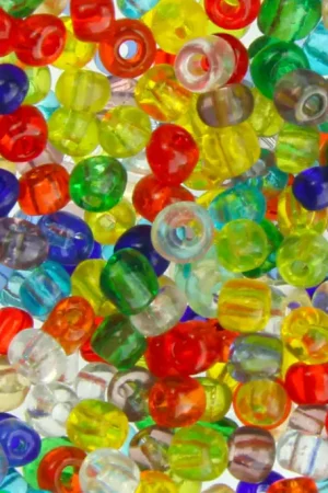Promotion Saisonnière Grosse perles de rocaille translucides - 8000 perles