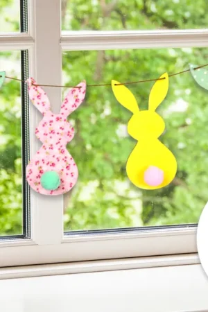 Certifié Kit guirlande de lapins en bois