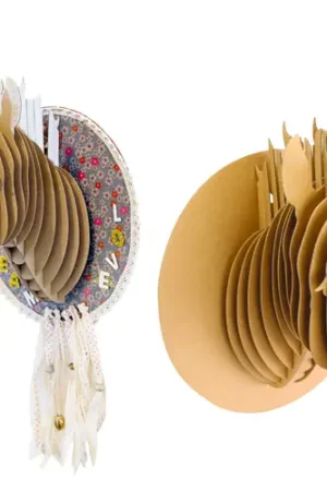 Trophée tête de licorne en carton à assembler Haute Qualité