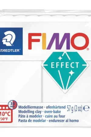 Réduction FIMO Effect métal- Blanc (08)