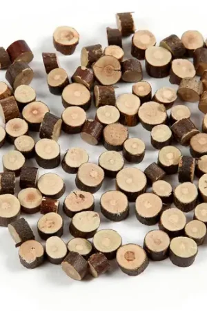 Minis rondelles de bois - 700 pièces Soldes