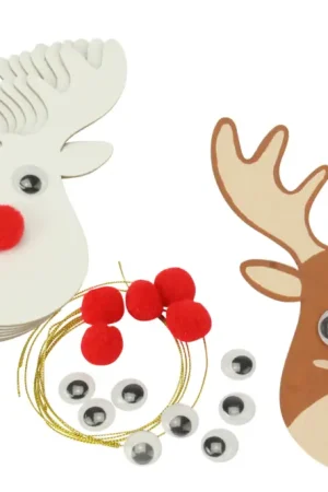Commande En Gros Suspensions Rennes de Noël - 6 pièces