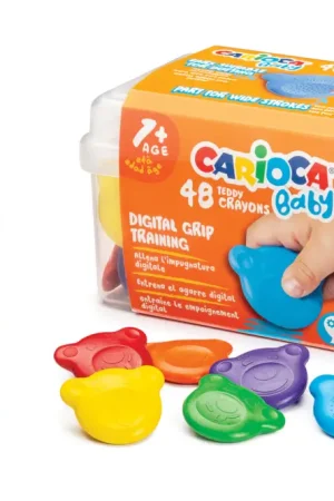 Acheter En Ligne Craies de cire Carioca Baby - 48 pièces