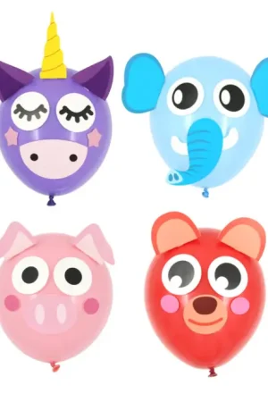 Certifié Kit ballons animaux à décorer - 8 ballons