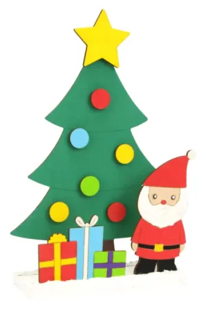 Scenettes de Noël en bois à monter - 6 pièces Vente Directe
