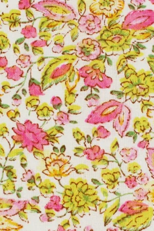 Meilleure Vente Coupon de tissu imprimé fleurs roses - 43 x 53 cm