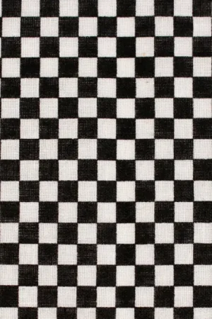 Coupon de tissu imprimé Damier - 43 x 53 cm Nouvelle Collection
