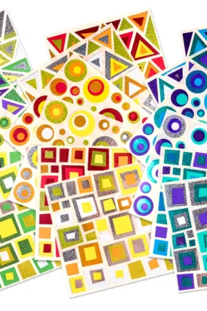 Achat Immédiat Maxi lot gommettes art abstrait - 804 pcs