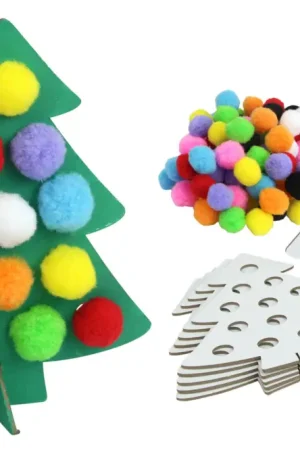 Top Vente Sapins à pomponner - 6 pièces