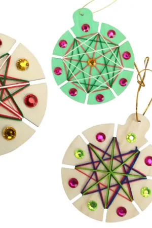 Kit boules de Noël à tisser - 6 pièces Commande En Gros