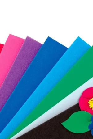 Certifié Caoutchouc mousse vif 20 x 30 cm - 10 feuilles
