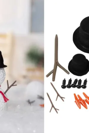 Accessoires à piquer bonhomme de neige Dernier Modèle
