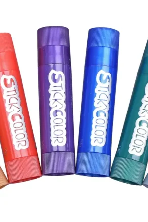 Seulement Aujourd'hui Bâtons de gouache solide, métal - 6 couleurs