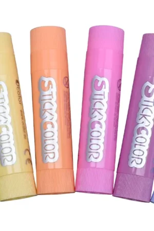 Bâtons de gouache solide, pastel - 6 couleurs Authentique