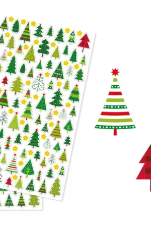 Pas Cher Gommettes sapins - 220 pcs
