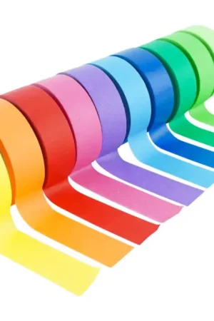 Masking tape arc-en-ciel - 10 rouleaux Remise