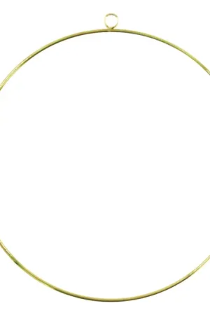 Cercle en métal doré Ø 25 cm Bon Plan