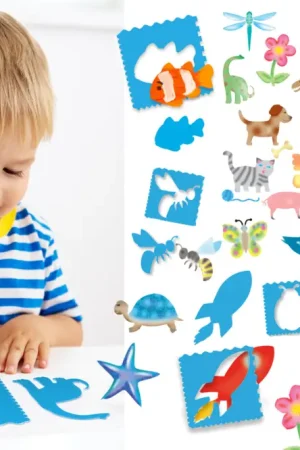Maxi pack 46 pochoirs - 7 thèmes assortis Top Vente