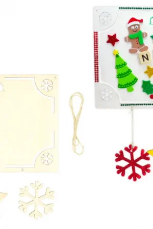 Offre Exclusive Plaque de Porte Noël en bois