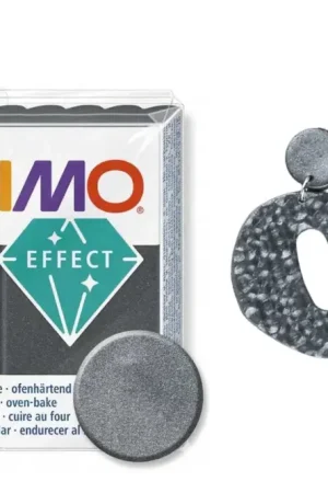 Fimo Effect Pailleté - Gris acier métallisé(91) Jusqu'à Épuisement Des Stocks
