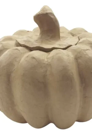 Expédition Rapide Boite citrouille papier mâché - 14 cm