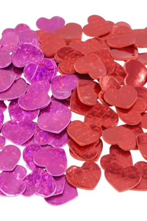 Stickers coeurs holographiques - 130 pcs Meilleur Prix
