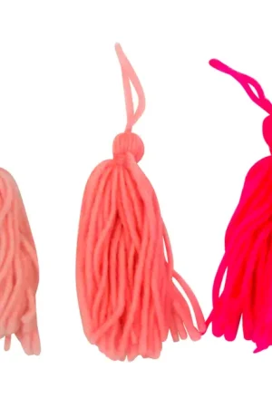 Soldes Grands pompons, camaïeu rose - 3 pcs
