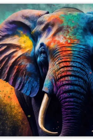 Top Vente Kit diamond painting, éléphant - 50 x 40 cm