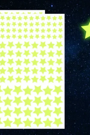Gommettes étoiles phosphorescentes - 276 pcs Vente Directe