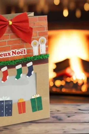 Kit photophores “Cheminée de Noël” - 2 pièces Commander Maintenant
