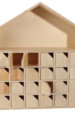 Expédition Rapide Maison calendrier de l'Avent en bois