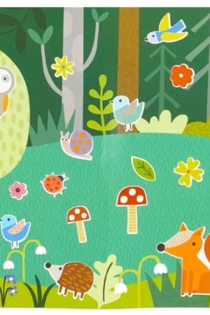 Acheter Direct Gommettes “Les animaux de la forêt” + décor