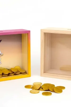Achat Immédiat Tirelire en bois et plexiglas