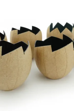 Commander Vite Coquilles oeufs en papier maché - 6 pcs