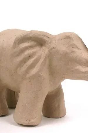 Eléphant en papier mâché Solde