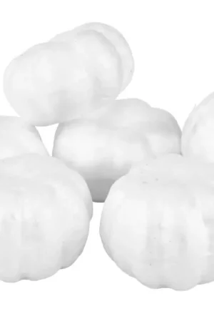 Certifié Mini citrouilles en polystyrène - 24 pièces