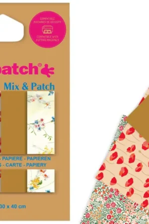 Seulement Aujourd'hui Decopatch Mix - 4 feuilles "fleurs champêtres"